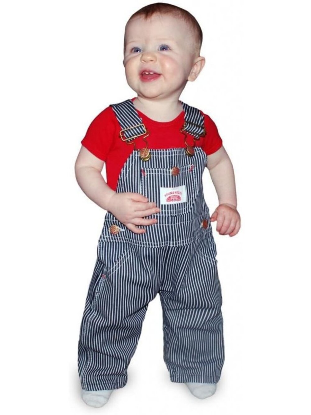 Vintage Striped Kids Overalls, Cute 2T Denim Jumpsuit, Adorable Playwear for